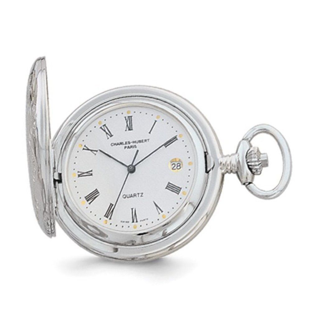 Brand New Charles Hubert Paris, White Dial Pocket Watch